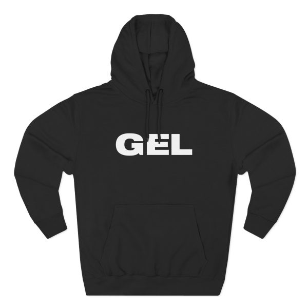 Gel Three-Panel Fleece Hoodie